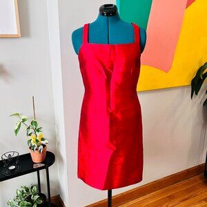 Les Copains Red Silk Dress